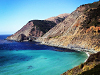 Picture of the Pacific ocean, seen from Pacific Coast Highway, California