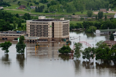 When businesses were flooded by the Souris River in the Oak Park neighborhood in Minot, FEMA and the Small Business Administration provided disaster assistance.