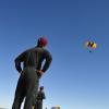 Jumpers out! The US Army parachute team performs during 2012 Amigo Airsho [Image 5 of 6]