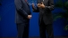 President Barack Obama Talks With Prime Minister Stephen Harper Of Canada At Los Cabos