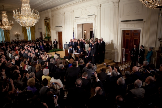 President Obama Signs Health Reform Bill