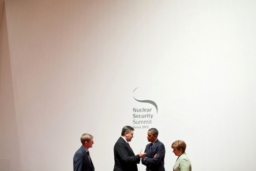 President Barack Obama Talks With President Viktor Yanukovych