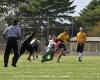 Sailors, soldiers clash in annual Misawa Army-Navy Flag Football Game.