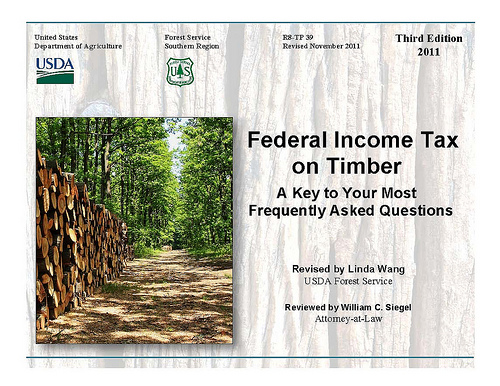 Federal Income Tax on Timber, complete with a current update of the new tax law changes, provides timely tax reporting information for woodland owners and their advisors.