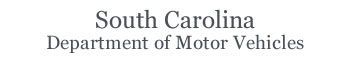 South Carolina Department of Motor Vehicles