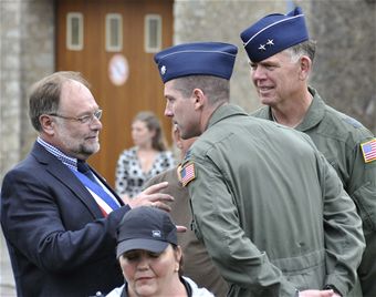 AF Reservists, Army, British soldiers honor French village for D-Day support