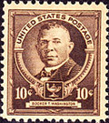 Booker T Washington stamp image