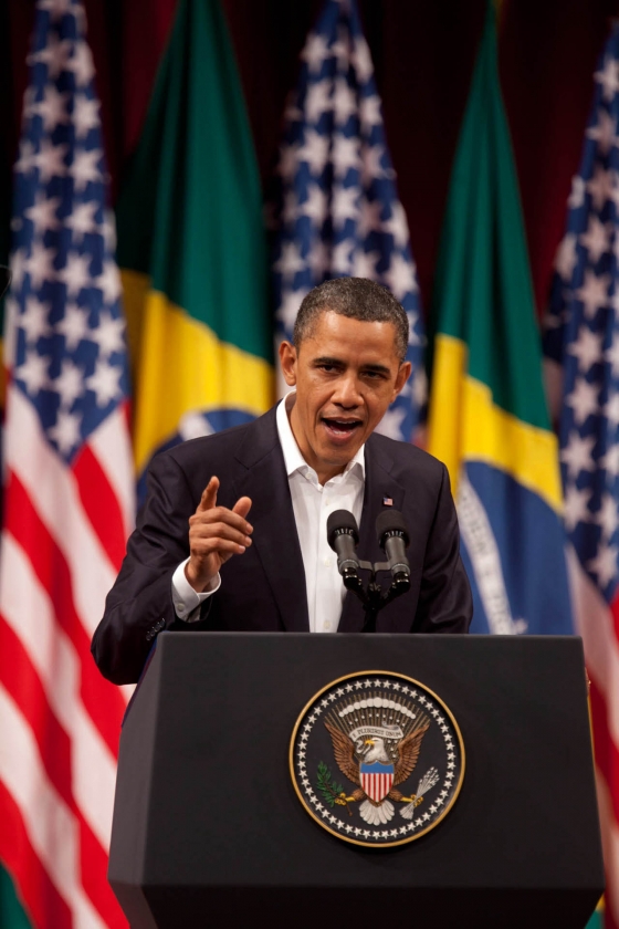 President Obama Speaks to the Brazilian People at Theatro Municipal in Rio de Janiero, Brazil