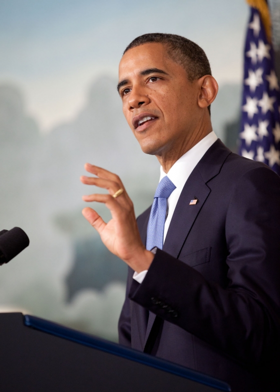 President Barack Obama Delivers a Statement on the Ongoing Budget Negotiations