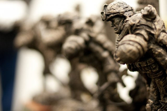 Recruiter and career counselor of the year winners received these trophies from Under Secretary of the Army Joseph Westphal.