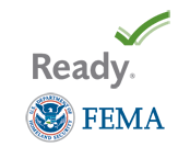 FEMA Ready dot Gov Logo and Link