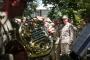 1st Infantry Division band plays during Independence Day celebration