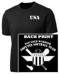 4-Men's Black: Dri-Fit T