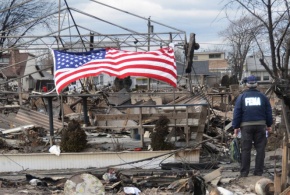 FEMA Community Relations (CR) team members moved through Breezy Point and Rockaway, NY, after Hurricane Sandy.