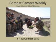 Combat Camera Weekly - Afghanistan - 12.10.2012