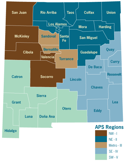 Adult Protective Services Map