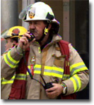 Fireman Speaking on Radio