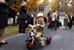 Joey Carpenter rides his tricycle at his new home in Woodbridge, Va., Oct. 26, 2012, before a ceremony in which the Department of Veterans Affairs awarded its 20 millionth home loan to his mother, Elizabeth, widow of Army Capt. Matthew Carpenter. President Franklin D. Roosevelt launched the VA's home loan program when he signed the G.I. Bill of Rights in 1944.  Veterans Affairs Department photo by Robert Turtil 