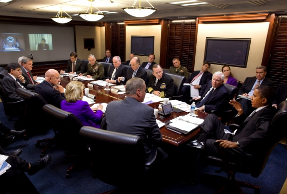 The President Meets with His National Security Team on Afghanistan