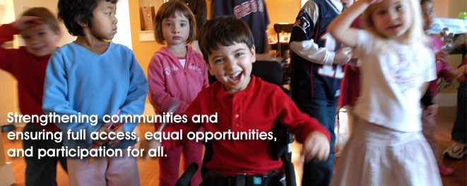 Strengthening communities and ensuring full access, equal opportunities, and participation for all.