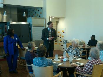 Congressman Olson tours Mamie George Community Center in Richmond, Texas