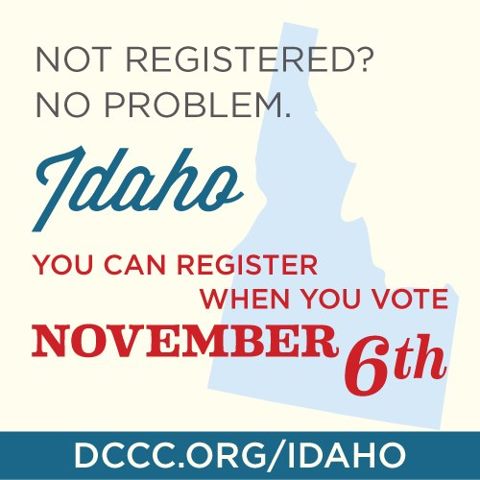 Photo: Not registered yet? No problem. You can register when you vote on November 6th. Just make sure to bring the right proof of residency. For more details, on what to bring and where to go, visit http://GottaVote.org.