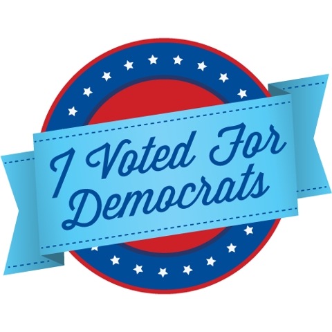 Photo: Did you vote for President Obama and the Democrats? Let everyone know.  

Share this graphic or make it your profile picture.