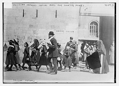 Belgian Orphans leaving Paris for country homes  (LOC)