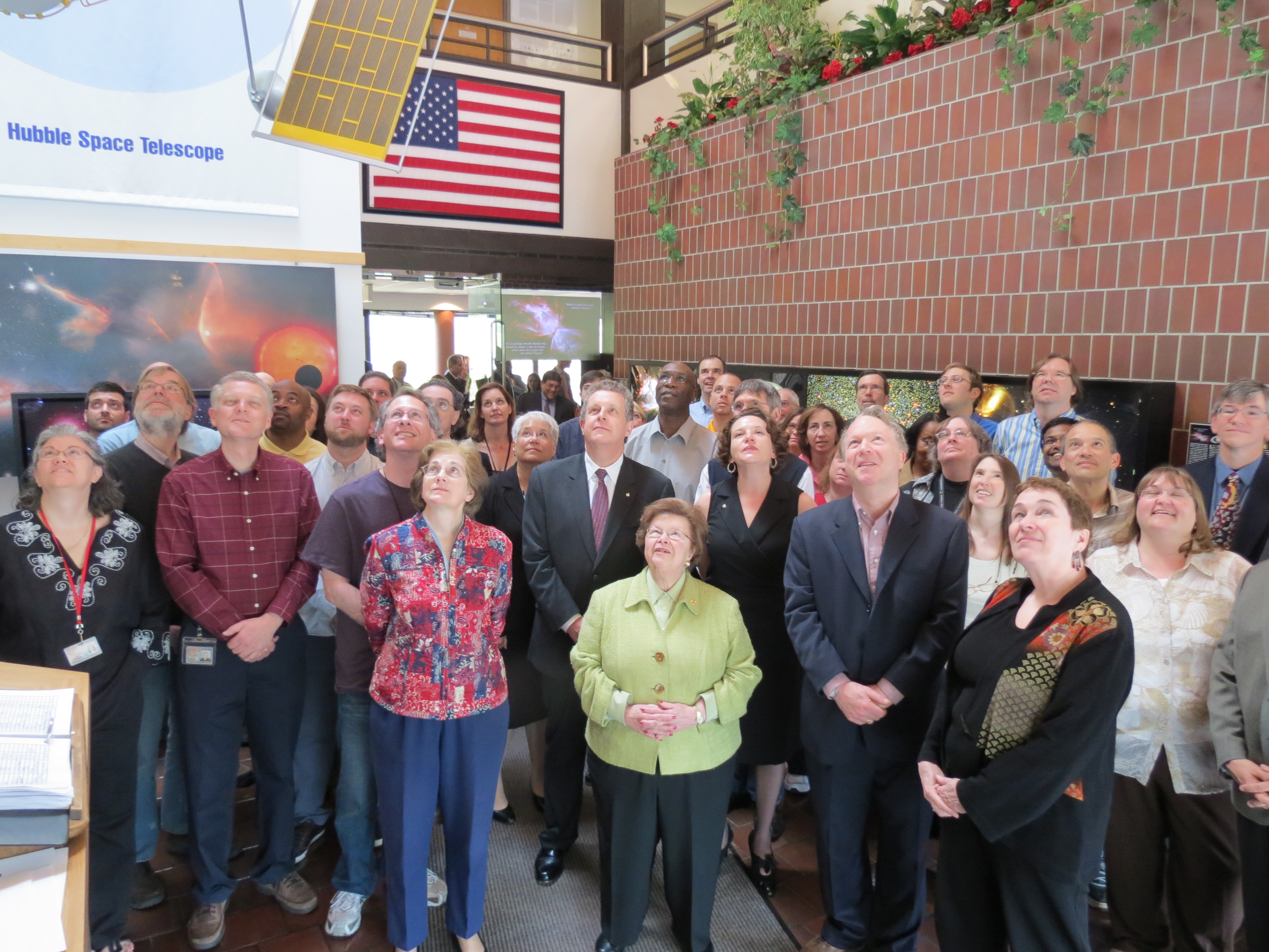 Mikulski Honored by Employees at Dedication Ceremony at Space Telescope Science Institute in Baltimore