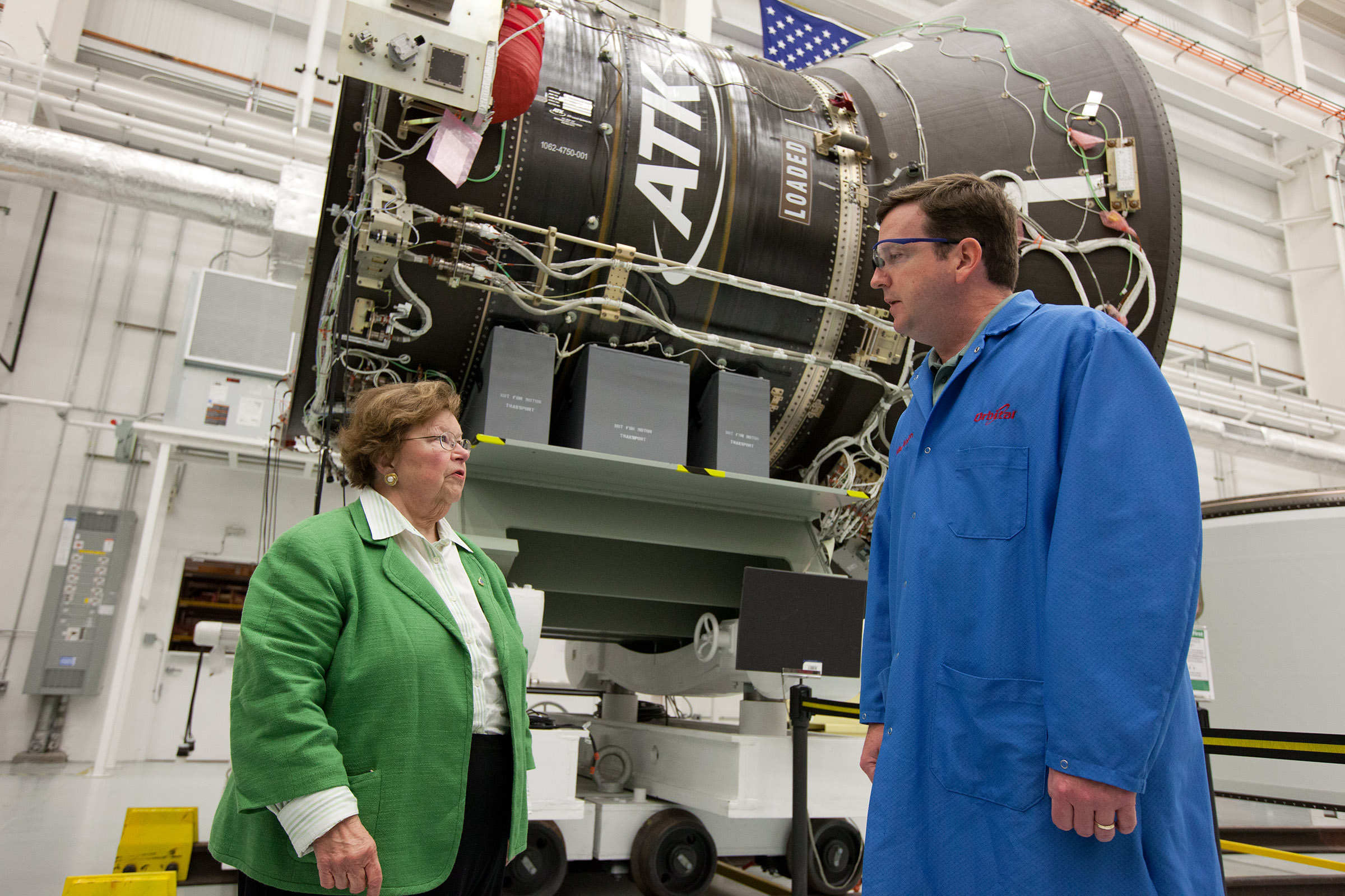 Mikulski Tours NASA Wallops Island Flight Facility on Eastern Shore