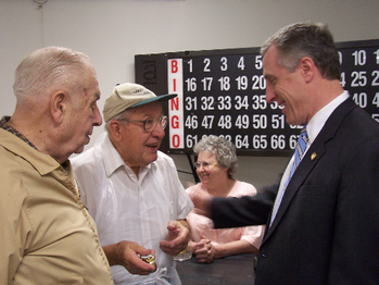 Congressman Murphy meets with seniors at the Penn Hills Senior Center.