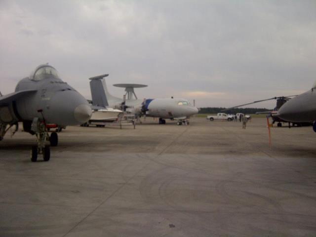 Photo: F-16, F-18, P-3 and more on display at First Coast Defense Expo. National security policy tops my 12:30 policy session at Jacksonville Jetport. First Coast Makes Defense Happen!#FCDExpo