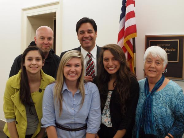 Congressman Labrador with Visitors to DC office