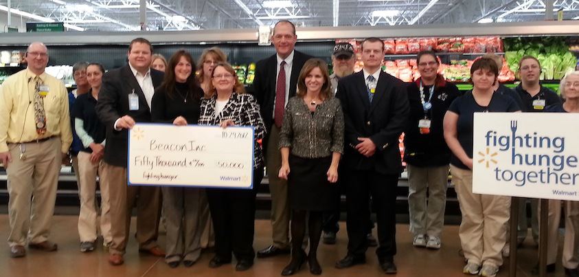 Photo: A great photo of everyone at the Kansas Walmart State Giving Program event earlier today in Fort Scott, Kansas.