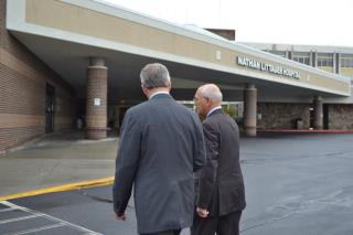 Photo: Visiting Nathan Littauer Hospital with Congrssman Tonko to hear more about healthcare delivery in Fulton County.