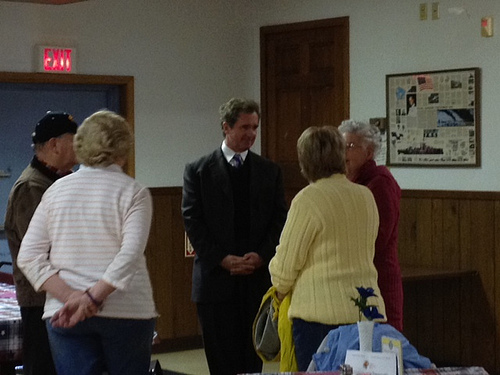 January 27, 2012 - Congressman Higgins at a Congress on Your Corner Event at Silver Creek VFW