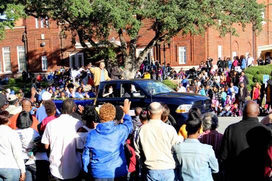 Photo: A great crowd came out to support Albany State University Official Page at their Homecoming parade on Saturday! I enjoyed seeing everyone and hearing all our area marching bands!