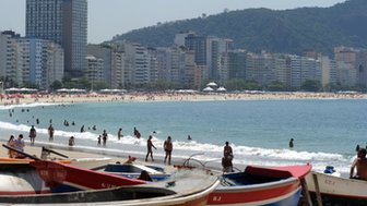 Rio de Janeiro beach scene