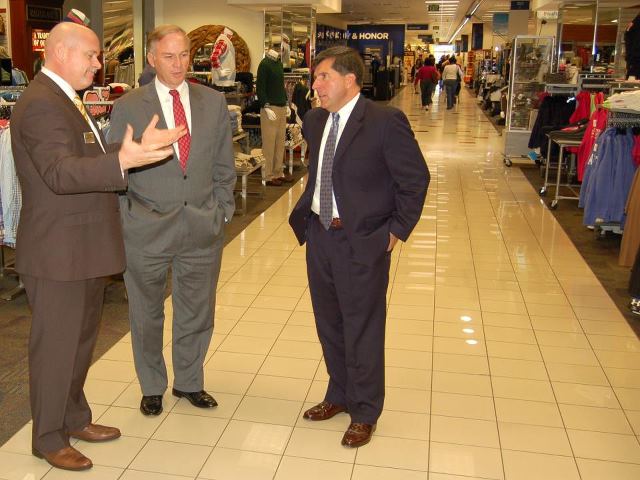 Photo: Very impressed today by my tour of the Navy Exchange in Norfolk, the largest Navy Exchange in the world.  Thanks to Tom Jacobsen, General Manager and RDML (Ret) Robert J. Bianchi, SC, USN, NEXCOM Chief Executive Officer.  The Navy Exchange Service Command (NEXCOM) is headquarters for the worldwide NEXCOM Enterprise. Its mission is to provide quality goods and services at a savings and to support quality of life programs for active duty military, retirees, reservists and their families.