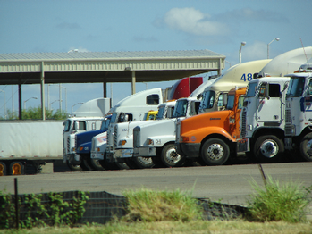 If Customs Agents have any questions regarding cargo, the truck is unloaded. Agents search for drugs, illegal immigrants, and counterfeit products.