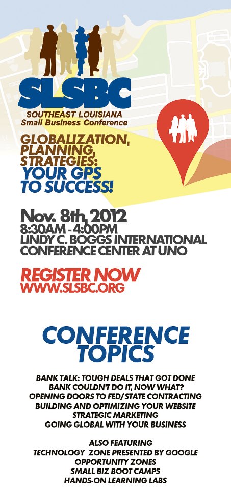 Photo: Good Work Network is hosting their 2012 Southeast Louisiana Small Business Conference (SLSBC) on Nov 8th. Register today! http://www.aeiconference.org/