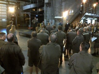 Photo: At UPS in Roanoke for to talk w/employees and ride-along in a truck.