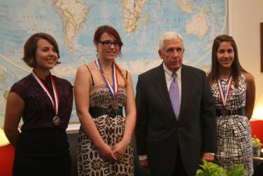 Gold, Silver and Bronze Medal Recipients