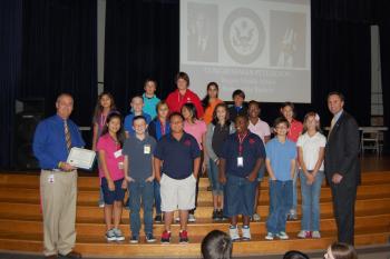 Congressman Olson visits Rogers Middle School in Pearland, Texas