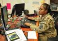 Transportation soldiers man checkpoint, track truck deliveries