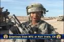 2BCT – Greetings from NTC – Sgt. Brando