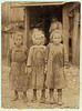 Josie, six year old, Bertha, six years old, Sophie, 10 years old, all shuck regularly. Maggioni Canning Co.  Location: Port Royal, South Carolina. (LOC) by The Library of Congress