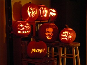 Artistic pumpkin carving in Hot Springs