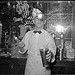 Soda jerker flipping ice cream into malted milk shakes. Corpus Christi, Texas (LOC)