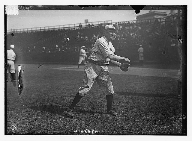 [Albert "Cozy" Dolan at Hilltop Park, NY, New York AL (baseball)] (LOC)